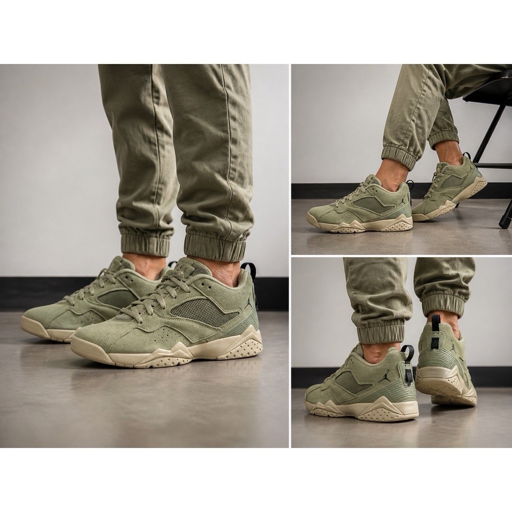 Nike Air Jordan MVP 92 Medium Olive Green Khaki Black HQ3950-201 sz 10.5 Men's